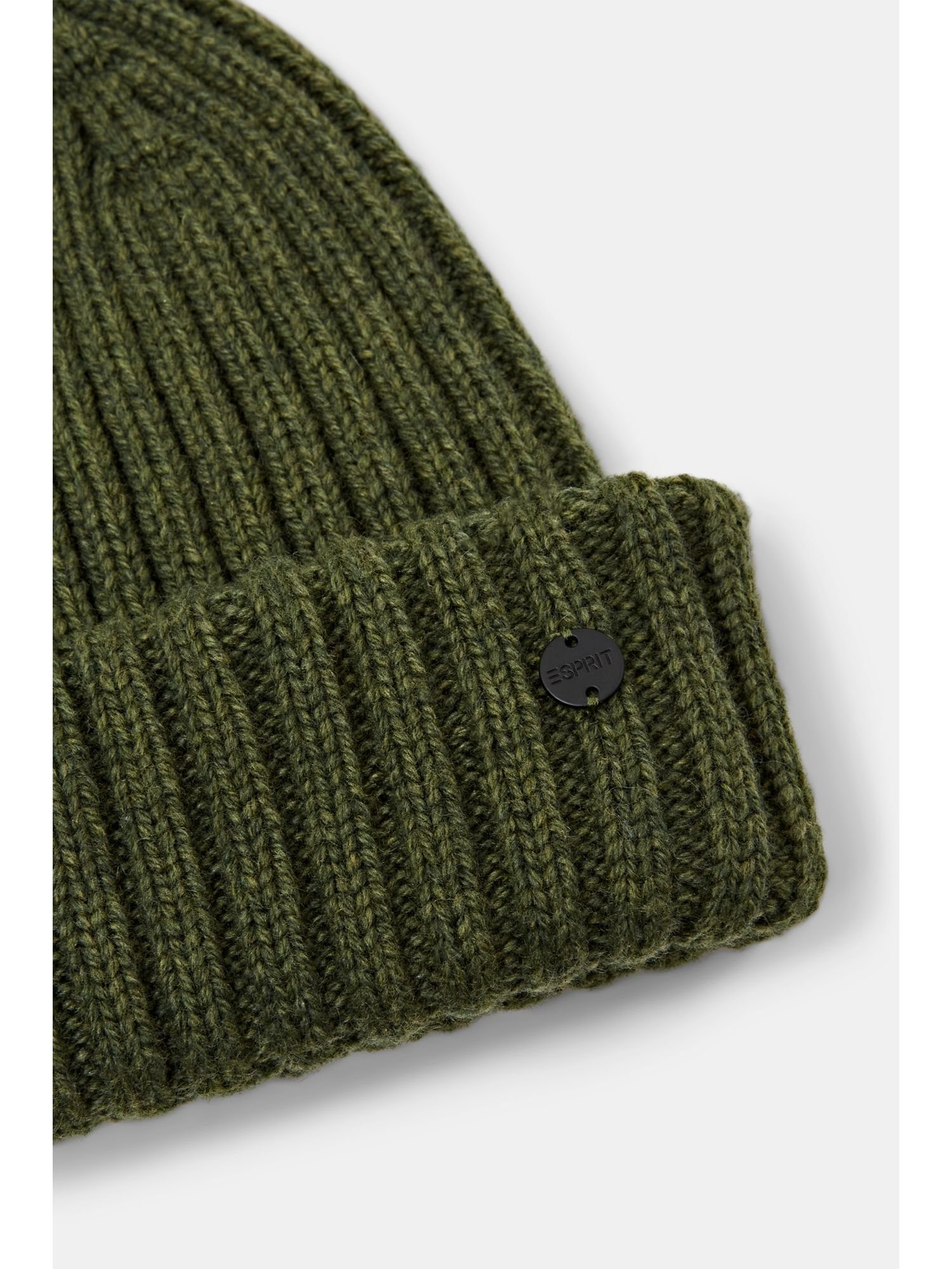 Esprit Beanie Mütze mit Ripp-Muster
