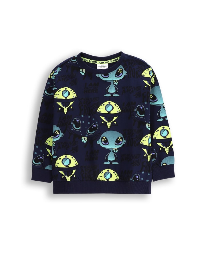 Coccodrillo Langarm-T-Shirt in dunkelblau günstig kaufen