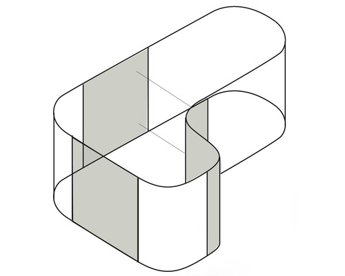 Vitavia Erweiterung Curve 858 Zinkalum