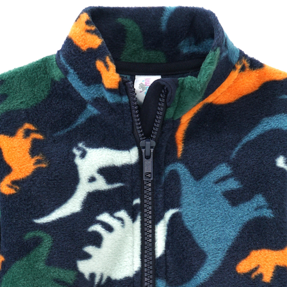 Baby Fleecejacke mit Stehkragen