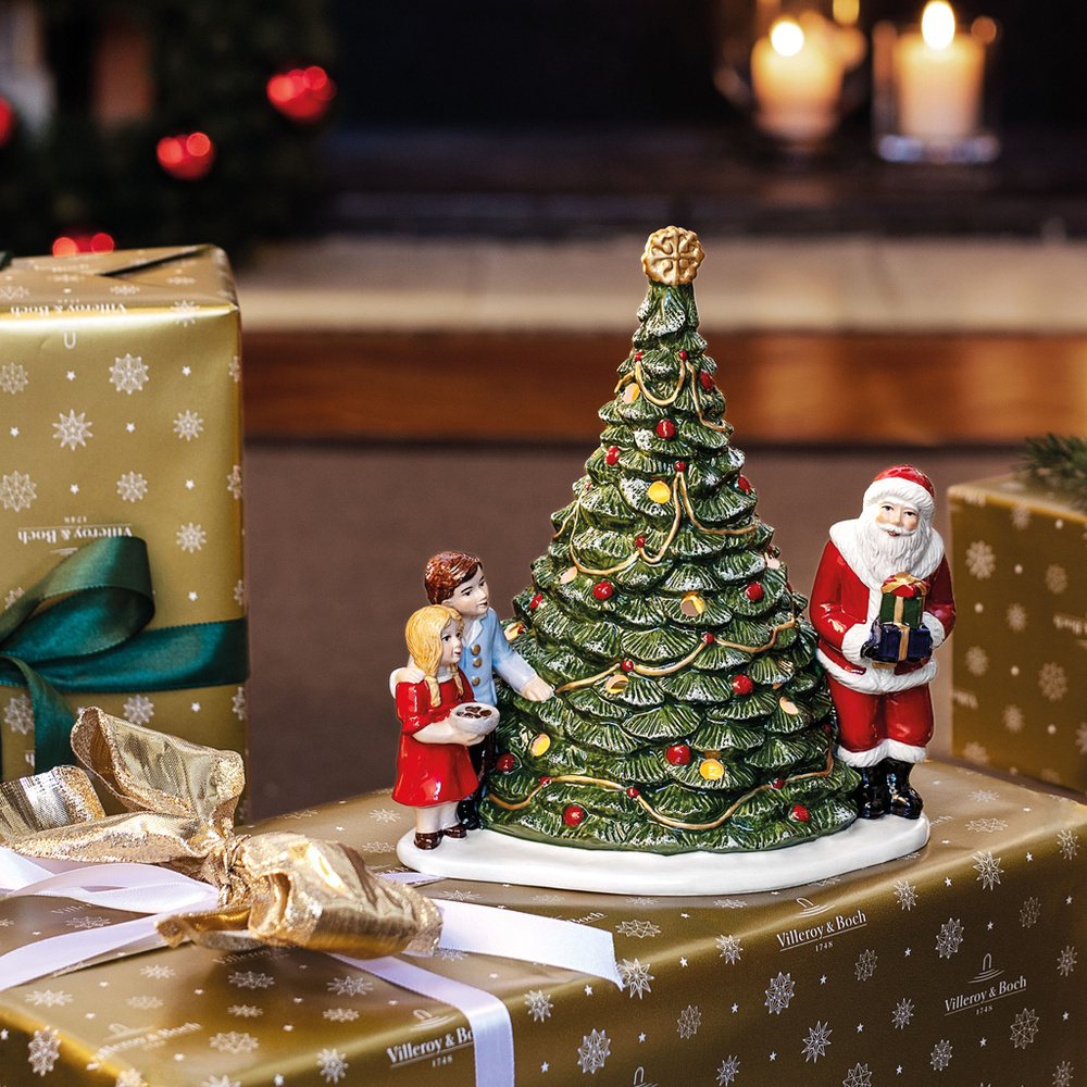 Villeroy & Boch Père Noël sur le sapin Christmas Toys Décoration