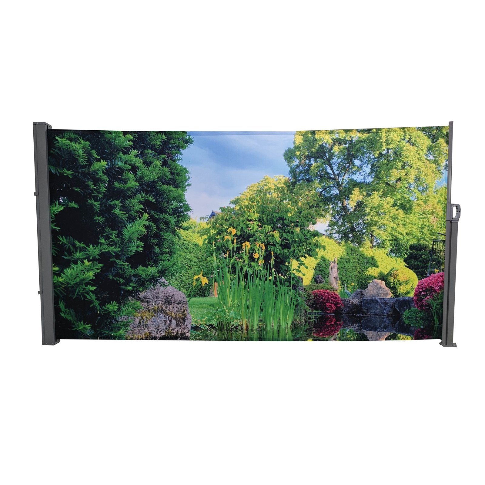 HTI-Living Seitenmarkise Seitenmarkise Gartenteich links
