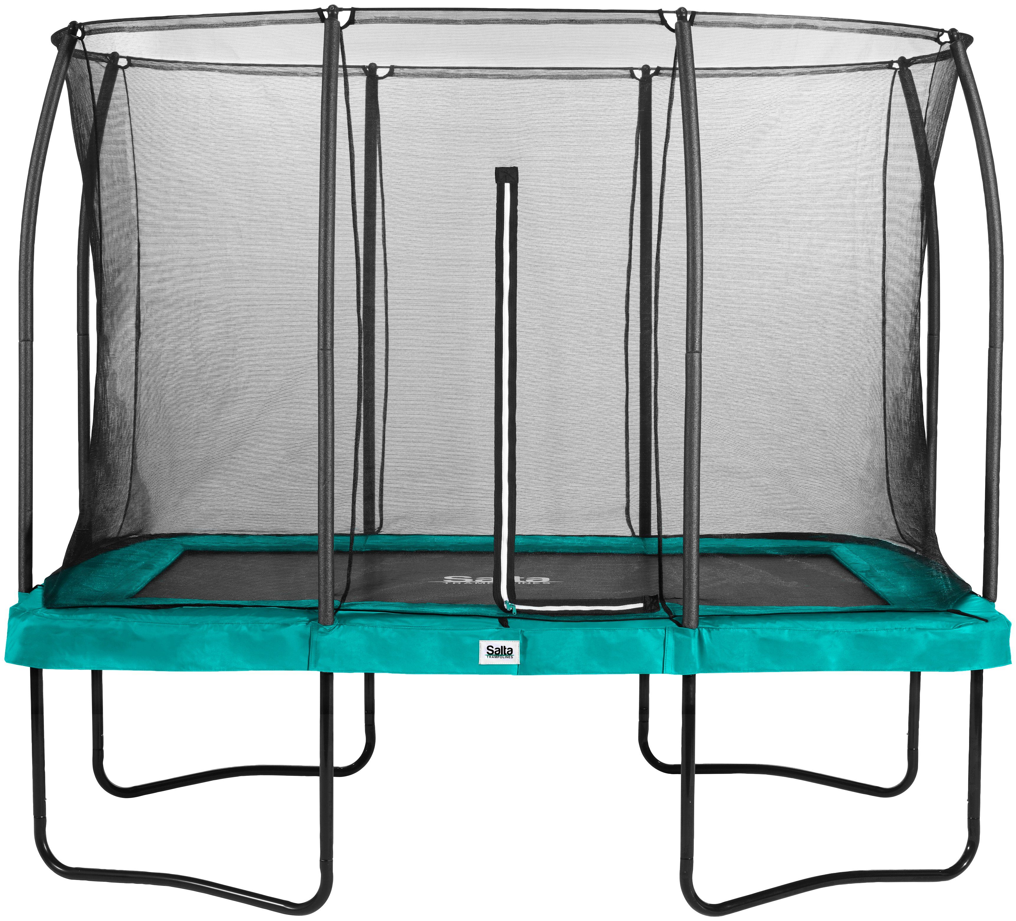 Salta Gartentrampolin Comfort Edition, Schutzrand grün