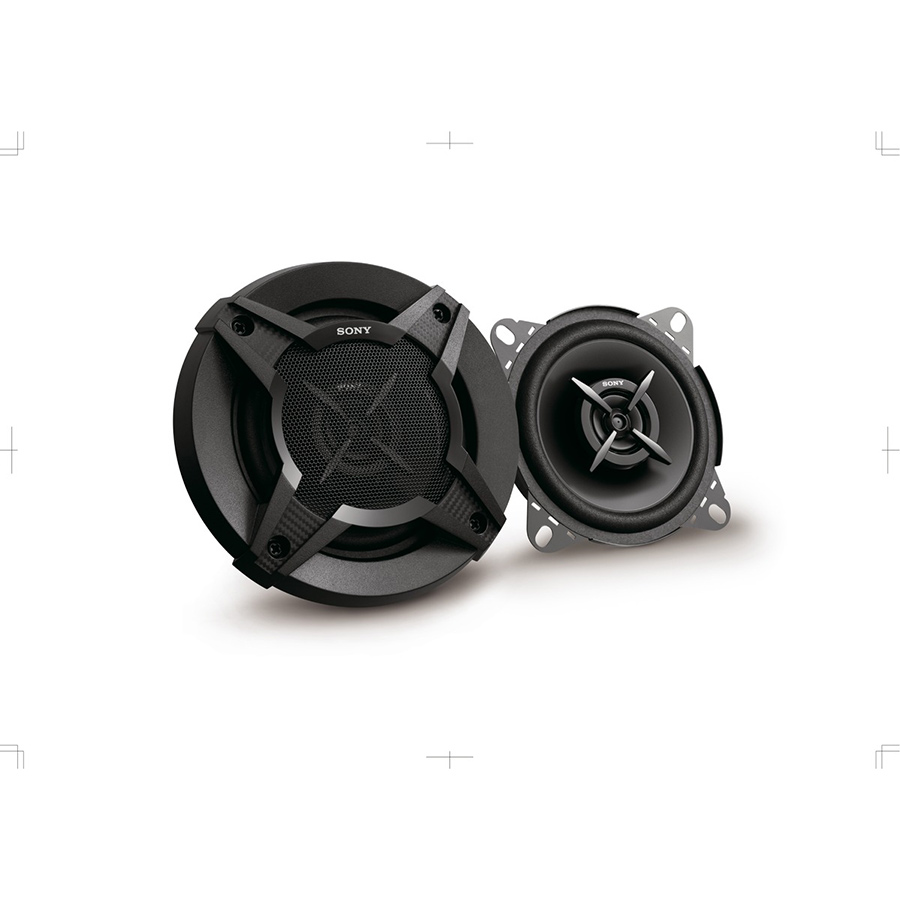Sony 2-Wege Koaxiallautsprecher XS-FB1020E, Nennbelastbarkeit 30 Watt, maximal 210 Watt, 10 cm Durchmesser, 2 Stück - ATU