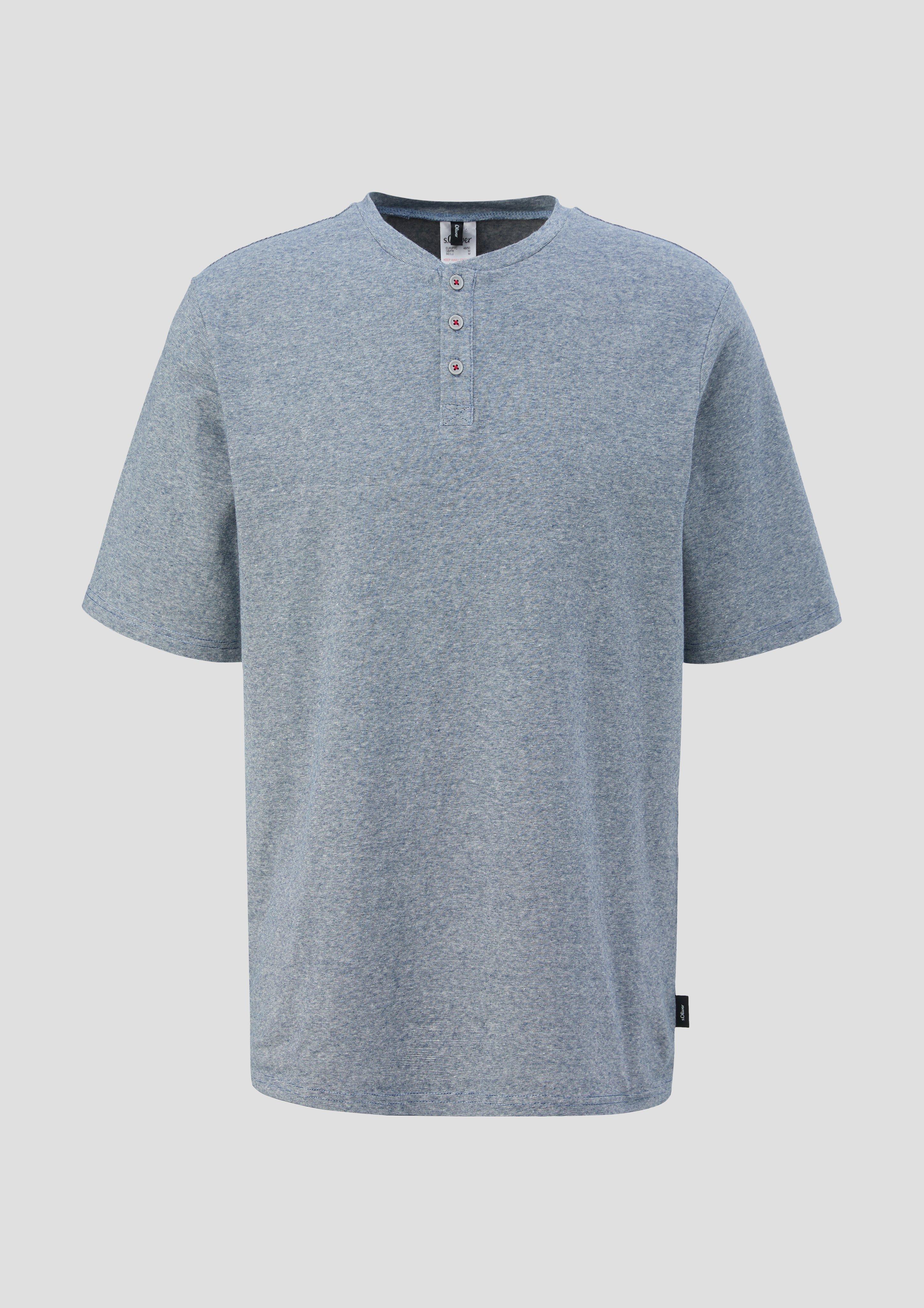 T-Shirt mit kurzer Knopfleiste  6007544-56W1