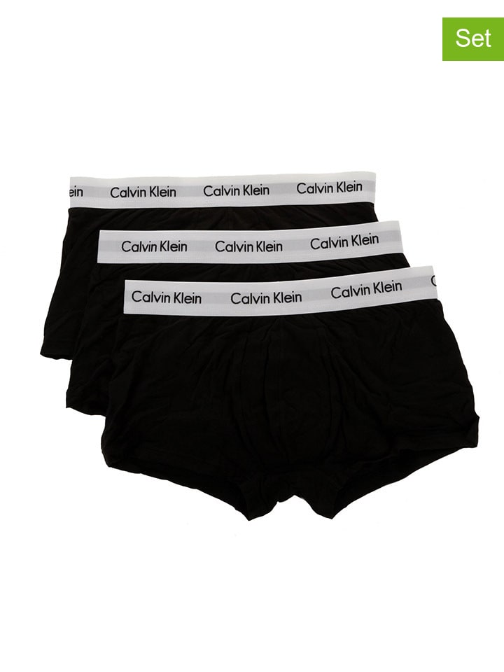 CALVIN KLEIN UNDERWEAR 3er-Set: Boxershorts in Schwarz günstig kaufen