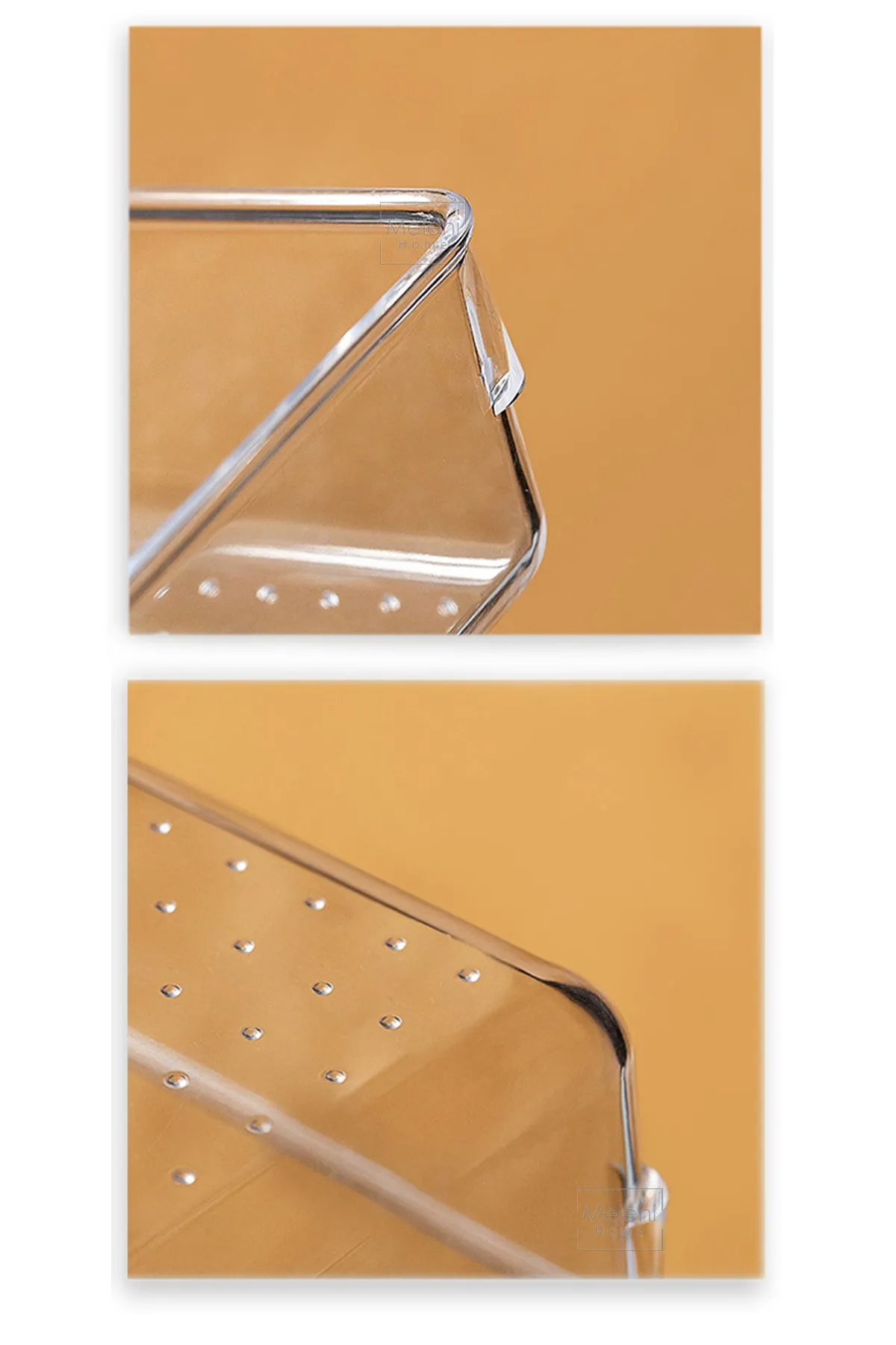 Meleni Home  Modularer Schubladen-Organizer, Make-up-Schmuck-Organizer – Büro-Desktop-Organizer 30,5 x 15 cm