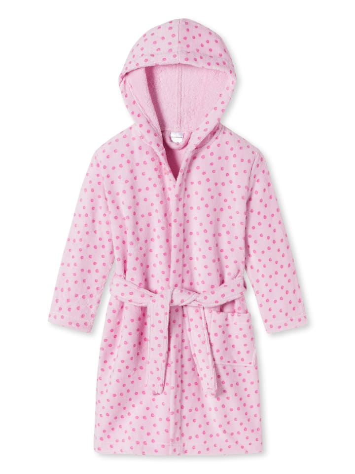 Schiesser Bademantel Kids Girls in Rosa günstig kaufen