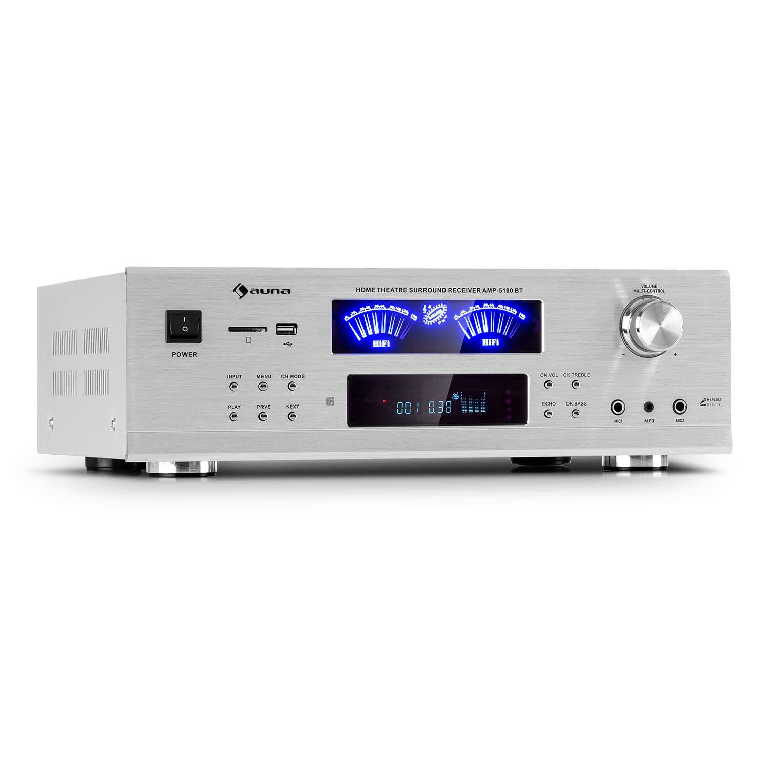 Auna AMP 5100 BT Audioverstärker (Anzahl Kanäle: 5)