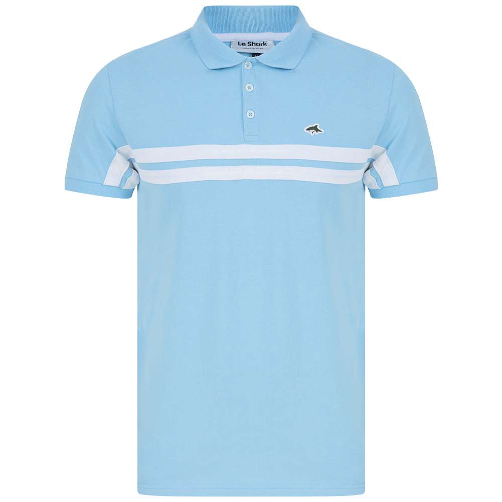 Le Shark Saltwell Herren Polo-Shirt 5X17856DW-Blue-Bell