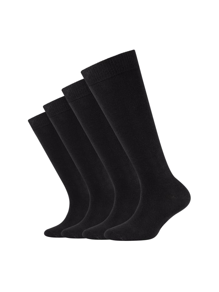 camano Kniestrümpfe 4er Pack ca-soft in Schwarz günstig kaufen