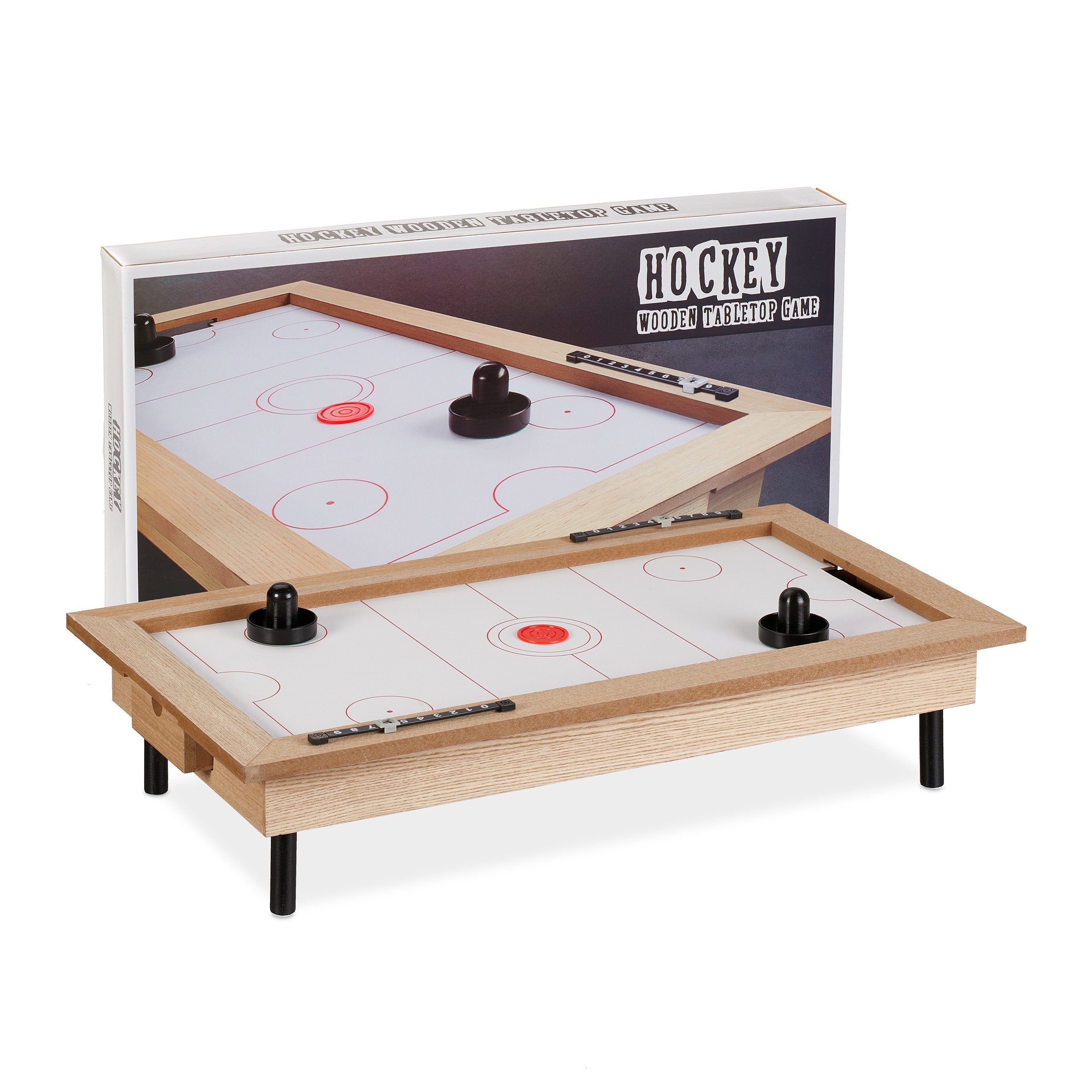 relaxdays Air-Hockeytisch Airhockey Tischspiel