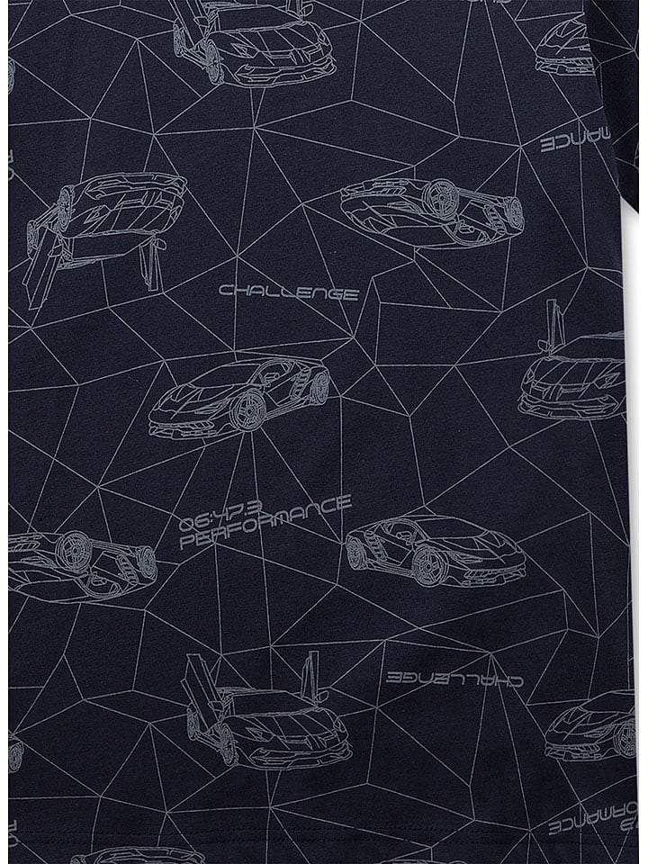 Sanetta Pyjama in Hellgrau/ Dunkelblau günstig kaufen
