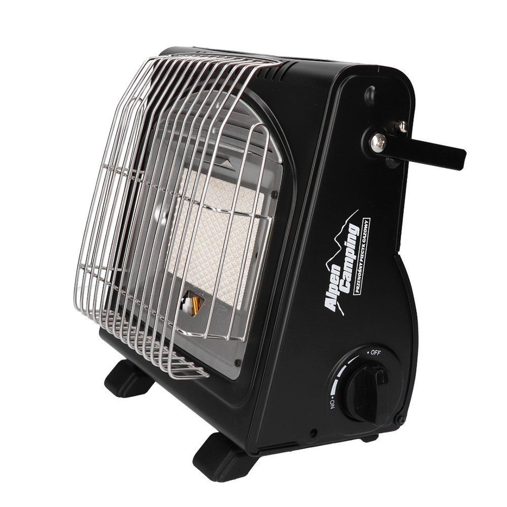 Alpen Camping Gaskocher IK1100, 2 in 1 Gasofen mit Kocherfunktion