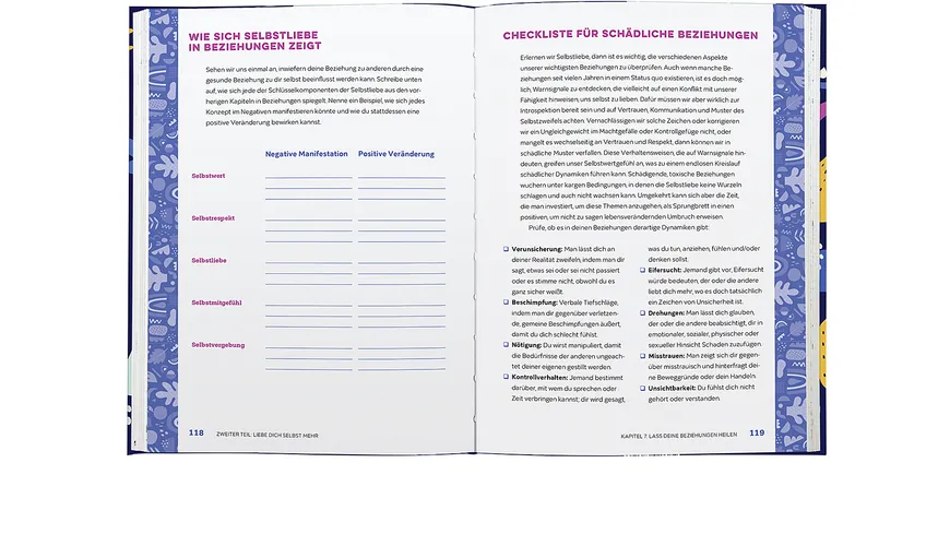Selbstliebe Workbook für Frauen