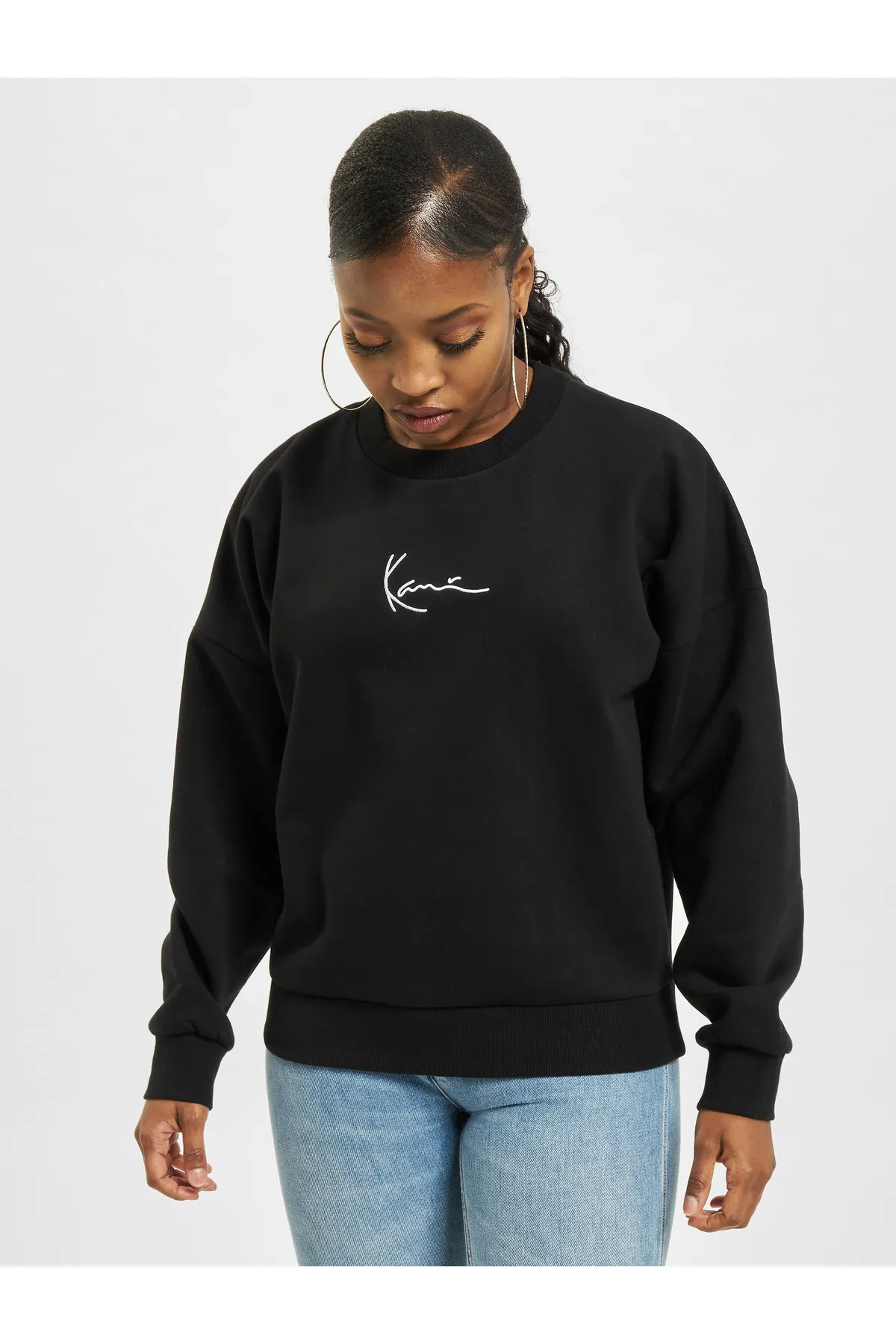 KARL KANI  Sweatshirt - Schwarz - Regular Fit