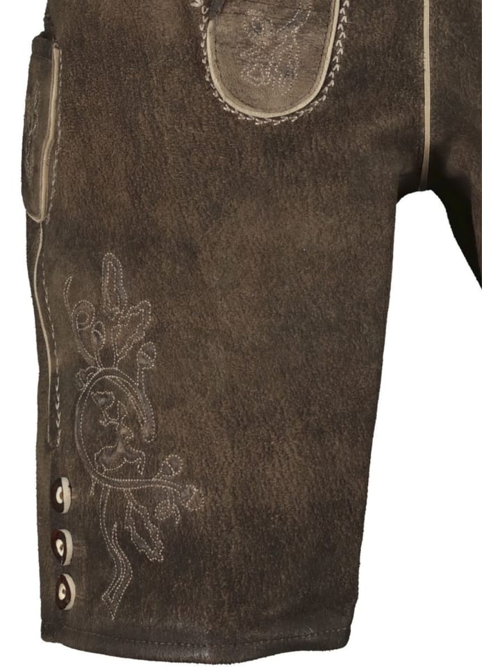 Spieth & Wensky Lederhose in Braun günstig kaufen