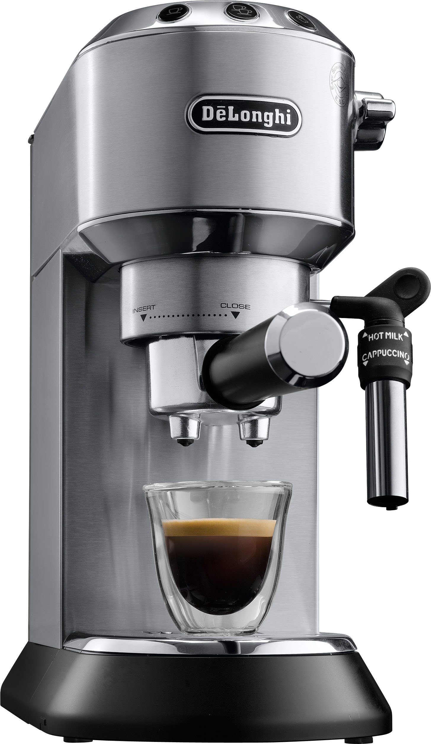 De'Longhi Siebträgermaschine ECKG6821.M, inkl. Kaffeemühle, Tamper, Abschlagbox+ Kännchen