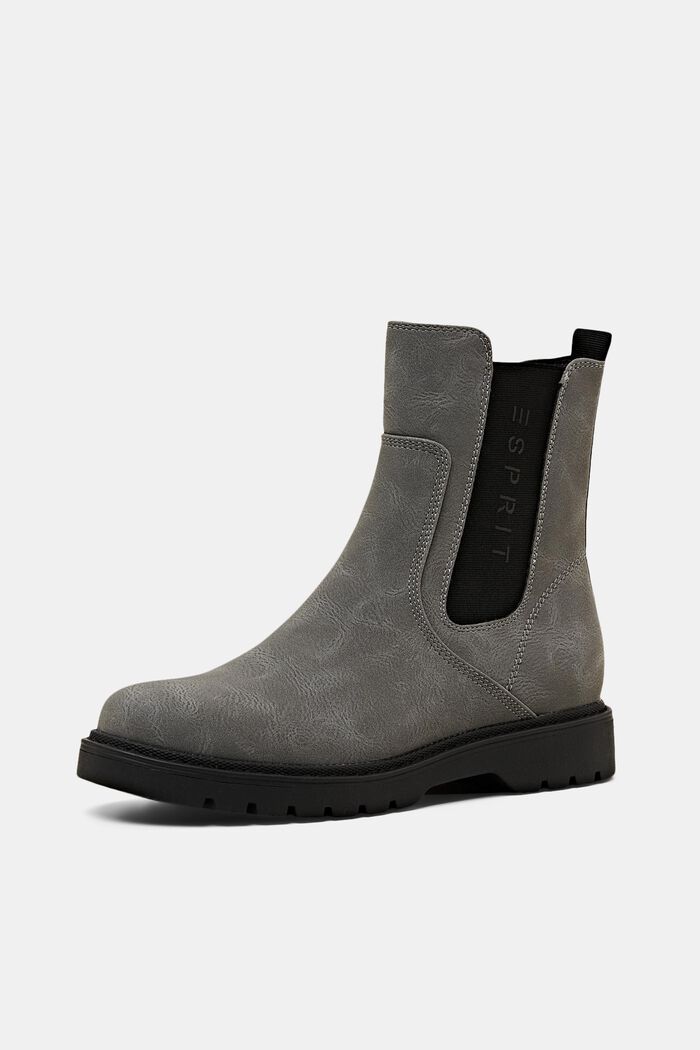 Stiefel in Leder-Optik