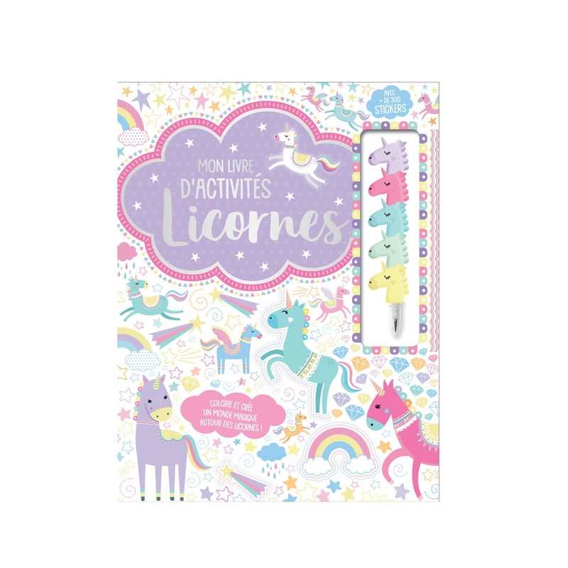 Livre Mon livre d'activités licornes - Auzou