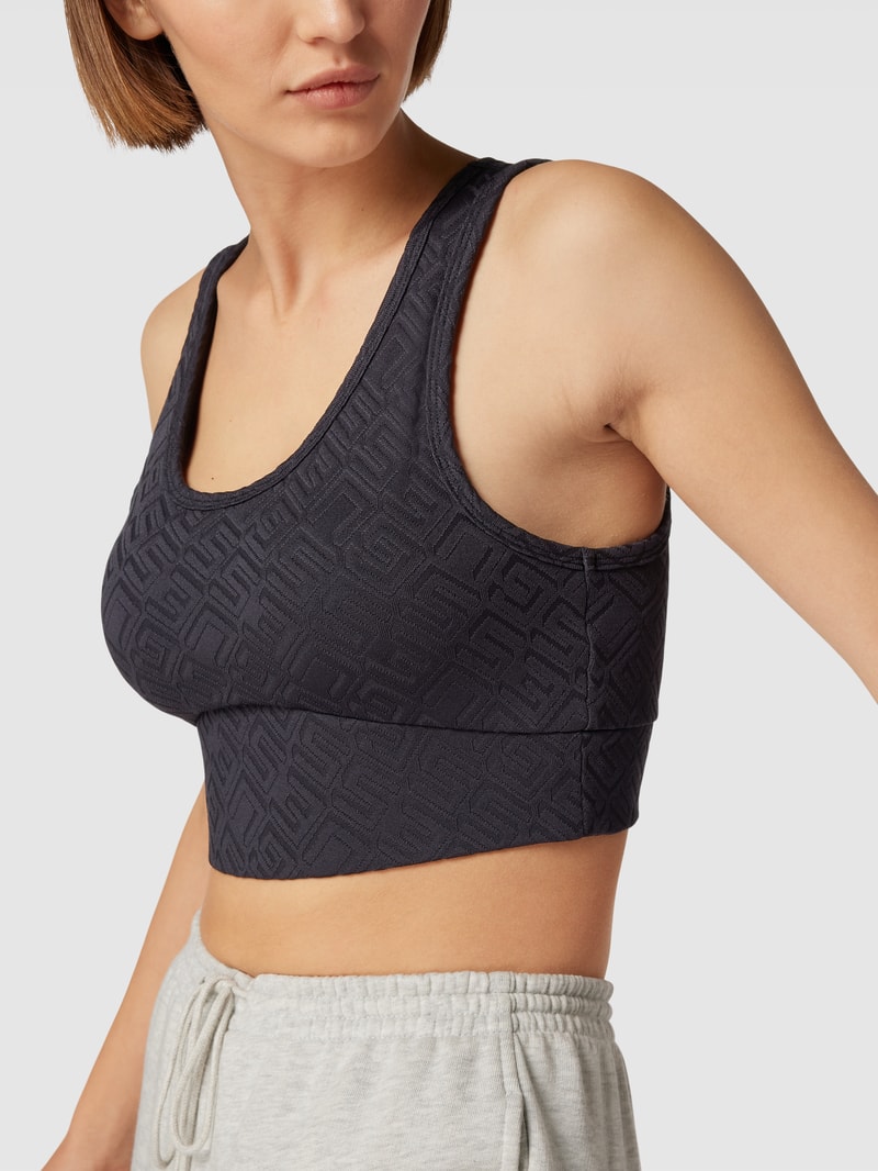 BH mit Label-Details in schwarz