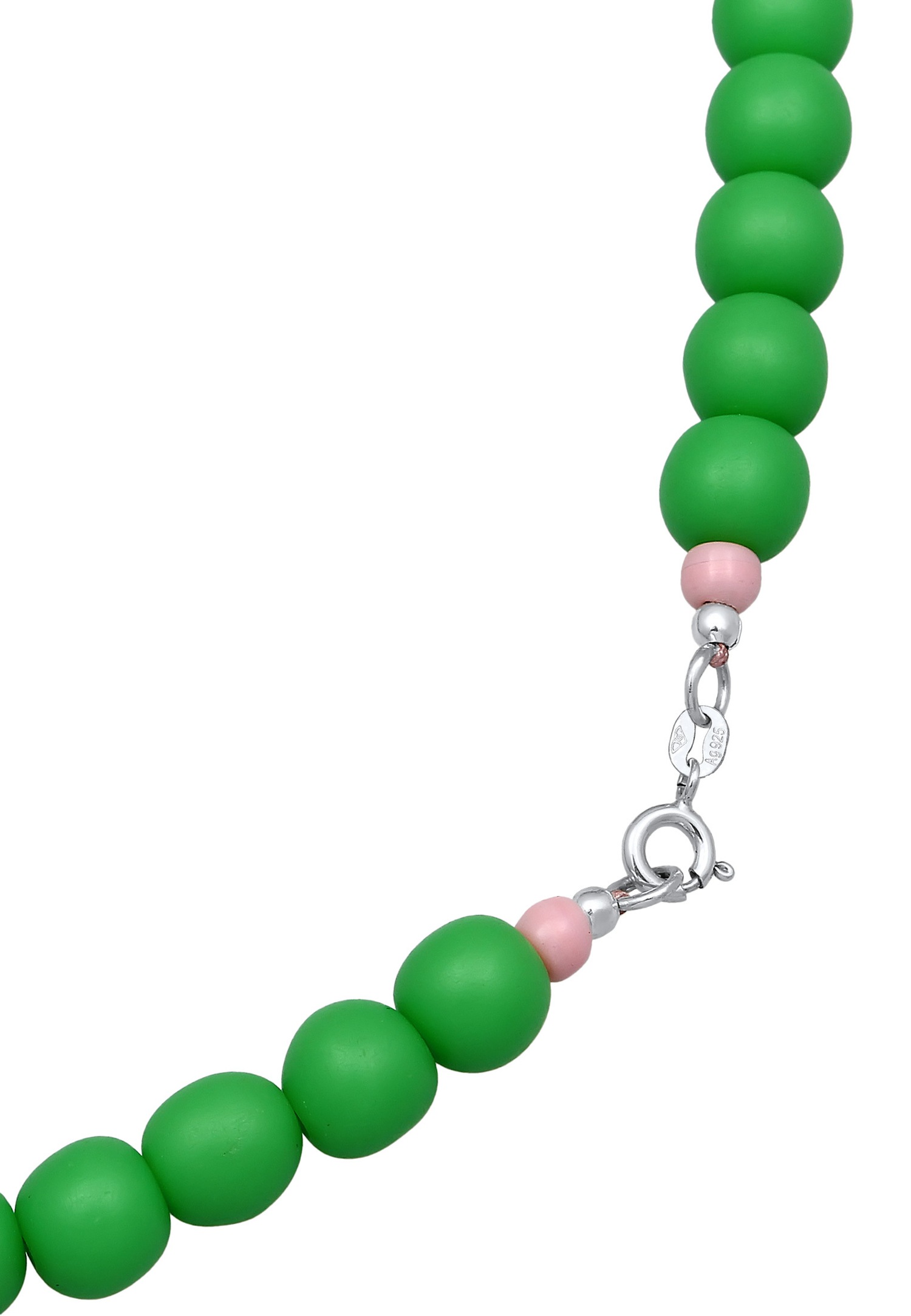 Elli ženski moderni osnovni set s plavim perlicama od smole u 925 sterling srebru