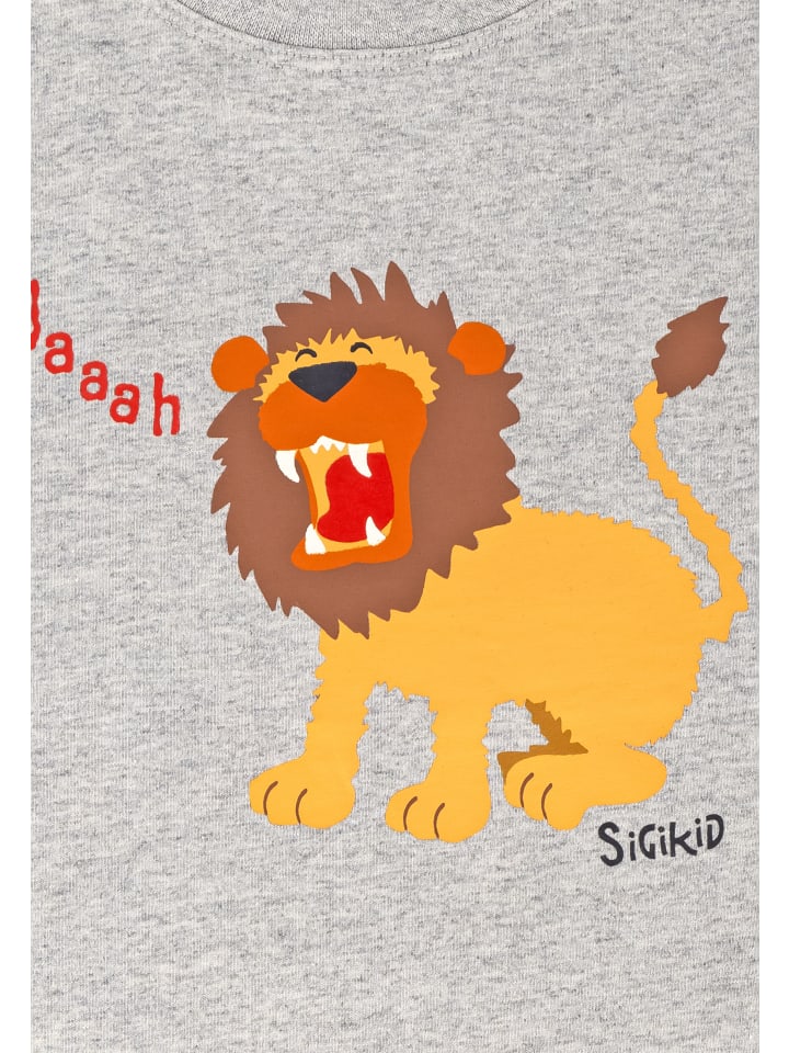 Sigikid Shorty Pyjama Kinder Schlafanzug in grau/blau günstig kaufen