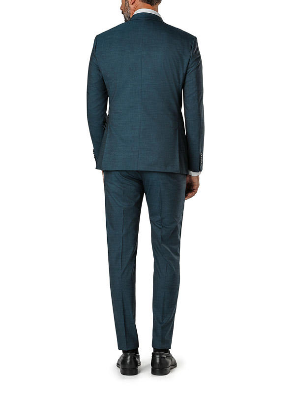 Strellson, Anzug Aidan-Melwin, Slim Fit, Woll-Stretch, türkis meliert