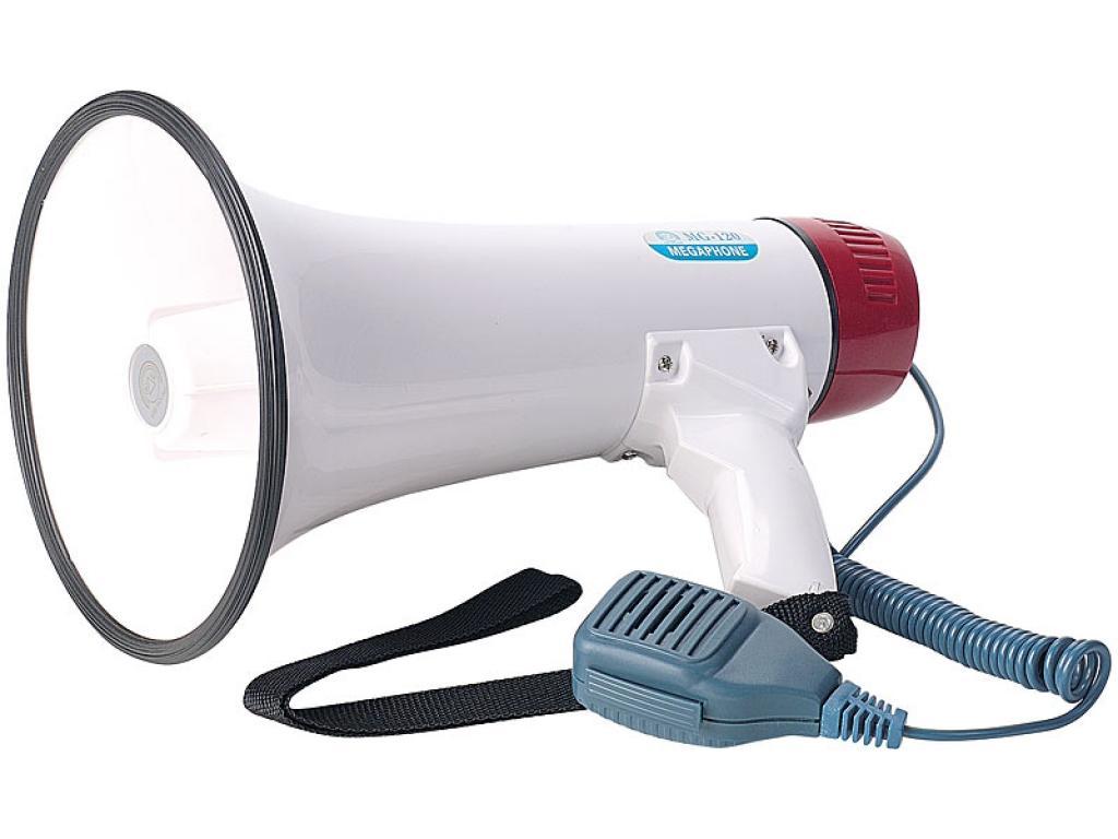 infactory Megafon mit Sirene und Musik