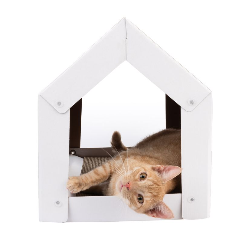 XL-Katzenhaus Home inkl. Kratzbrett - Winter zu TOP-Preisen