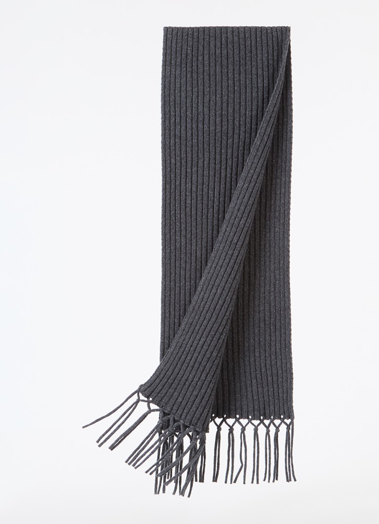 Eșarfă cu nervuri MaxMara pentru fete, 175 x 30 cm