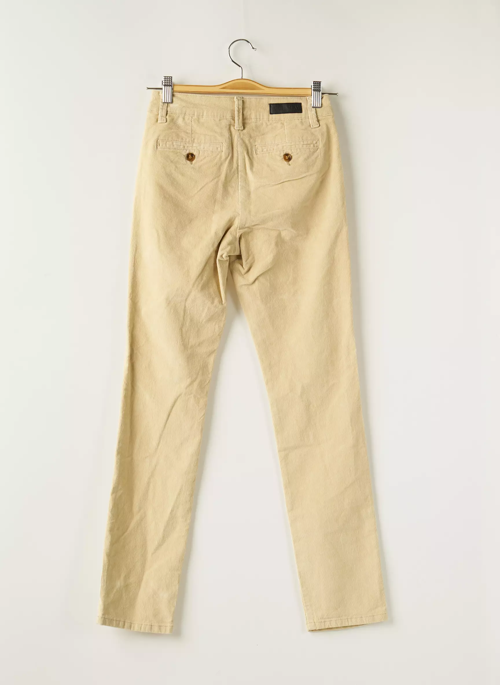 R Display Pantalons Chino Femme couleur beige