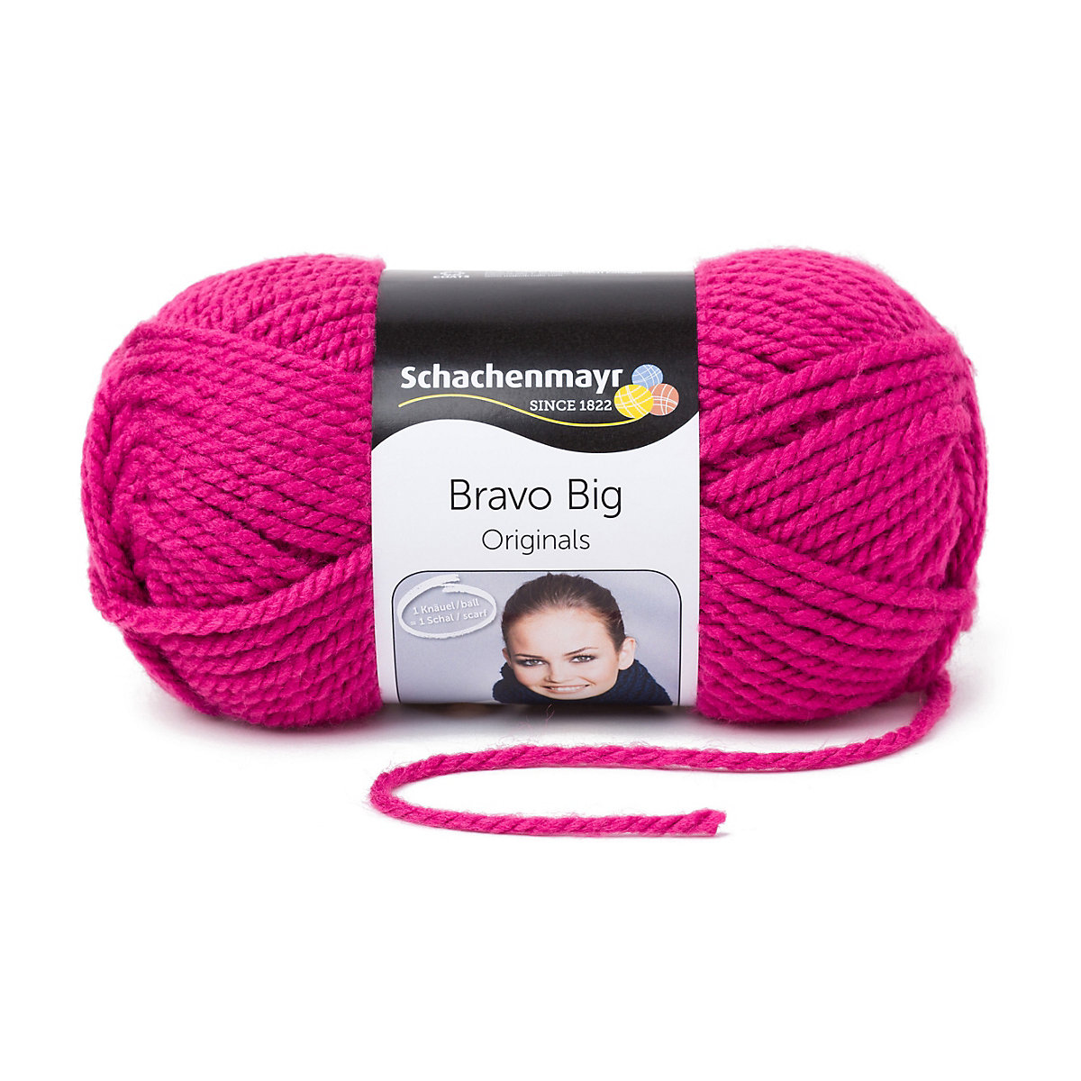 Handstrickgarne Bravo Big, 200g Pink