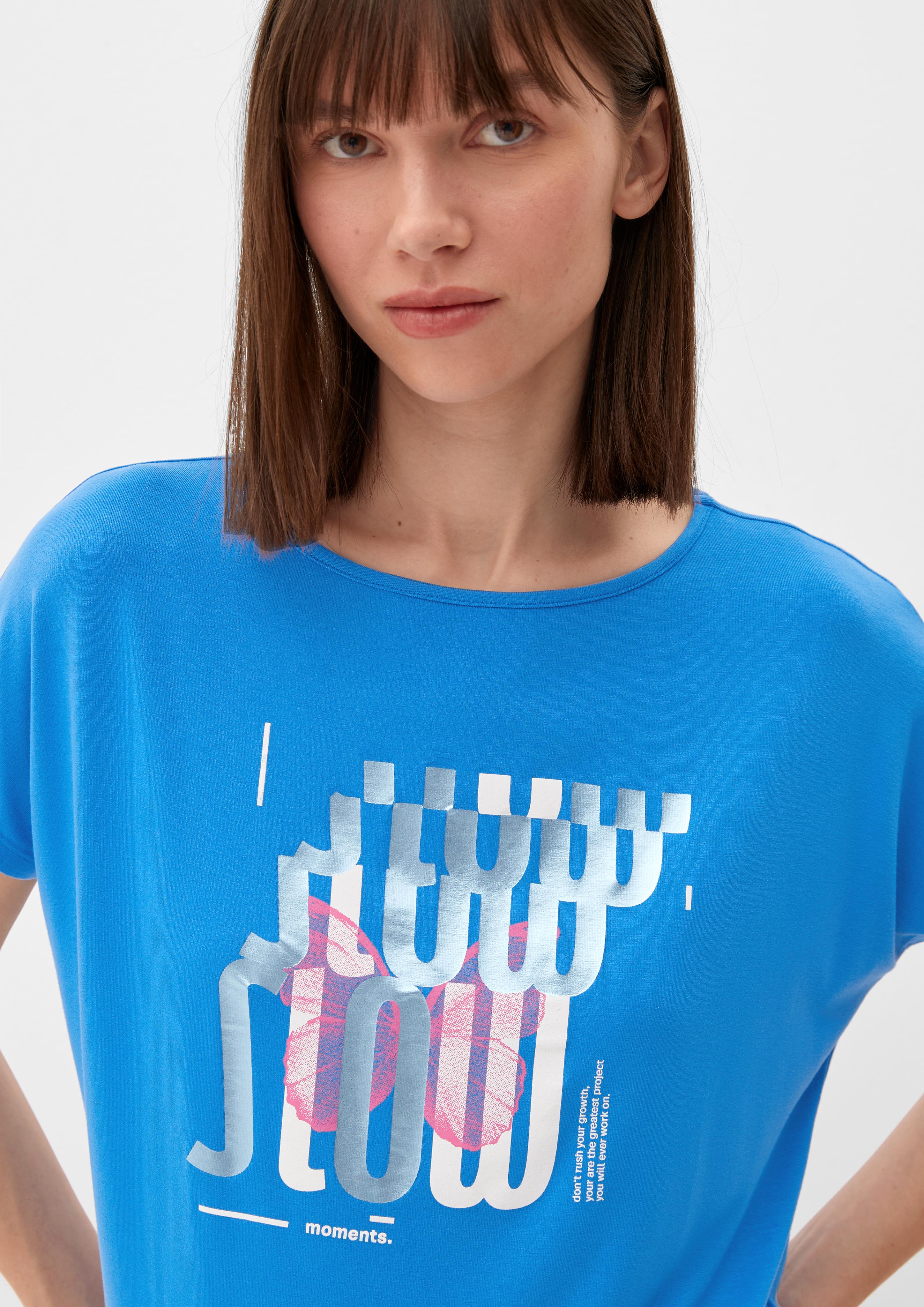 T-Shirt mit Frontprint  2130697-55D0