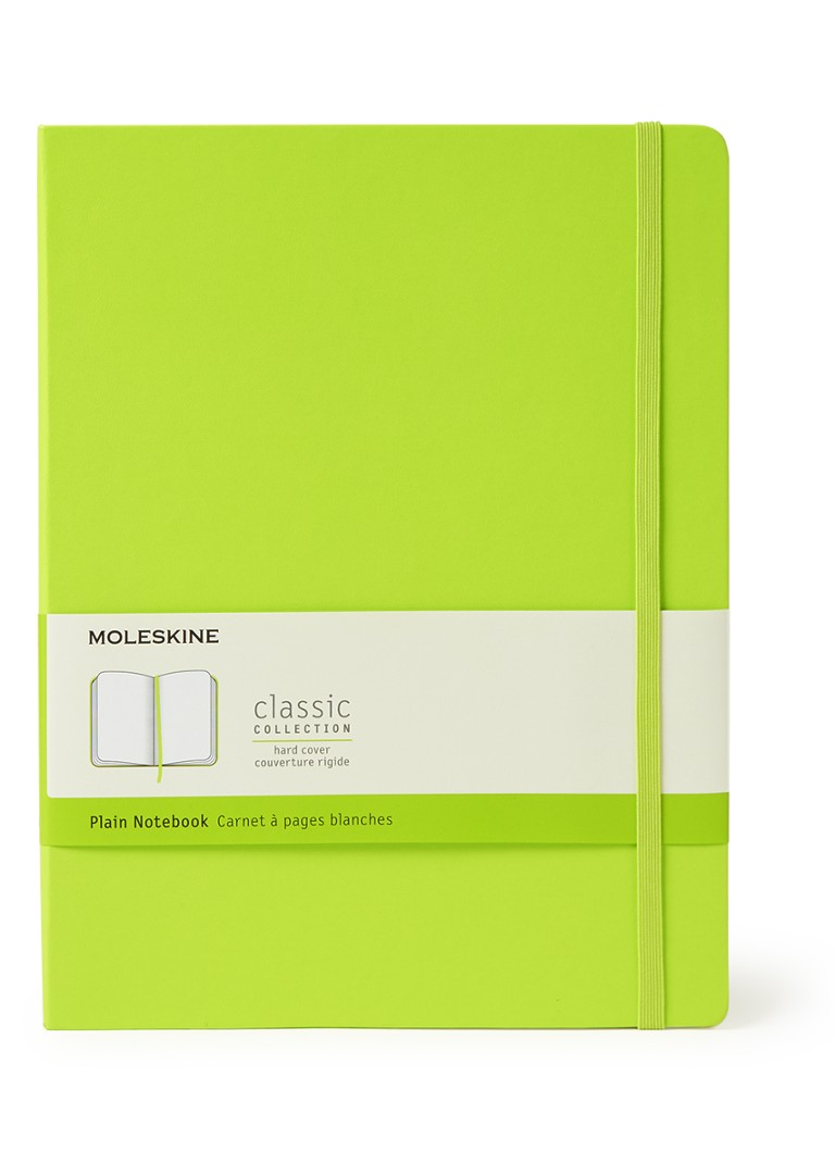 Caiet Moleskine XL cu copertă rigidă netedă, format L