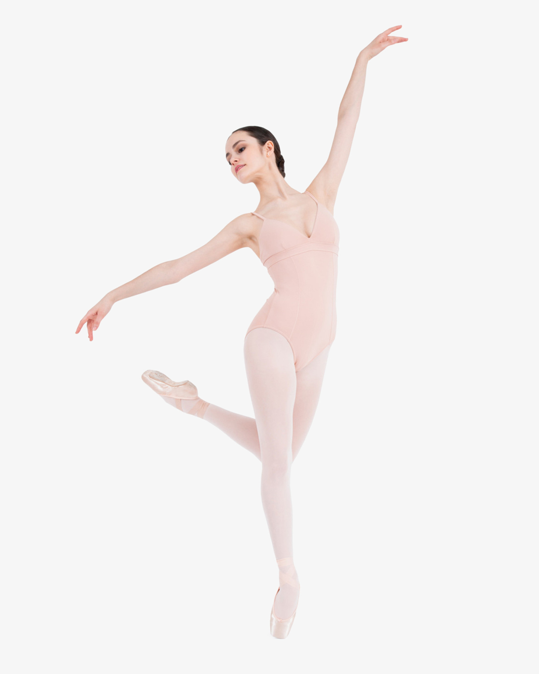 Thin straps leotard