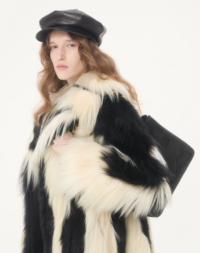Shearling-frakke