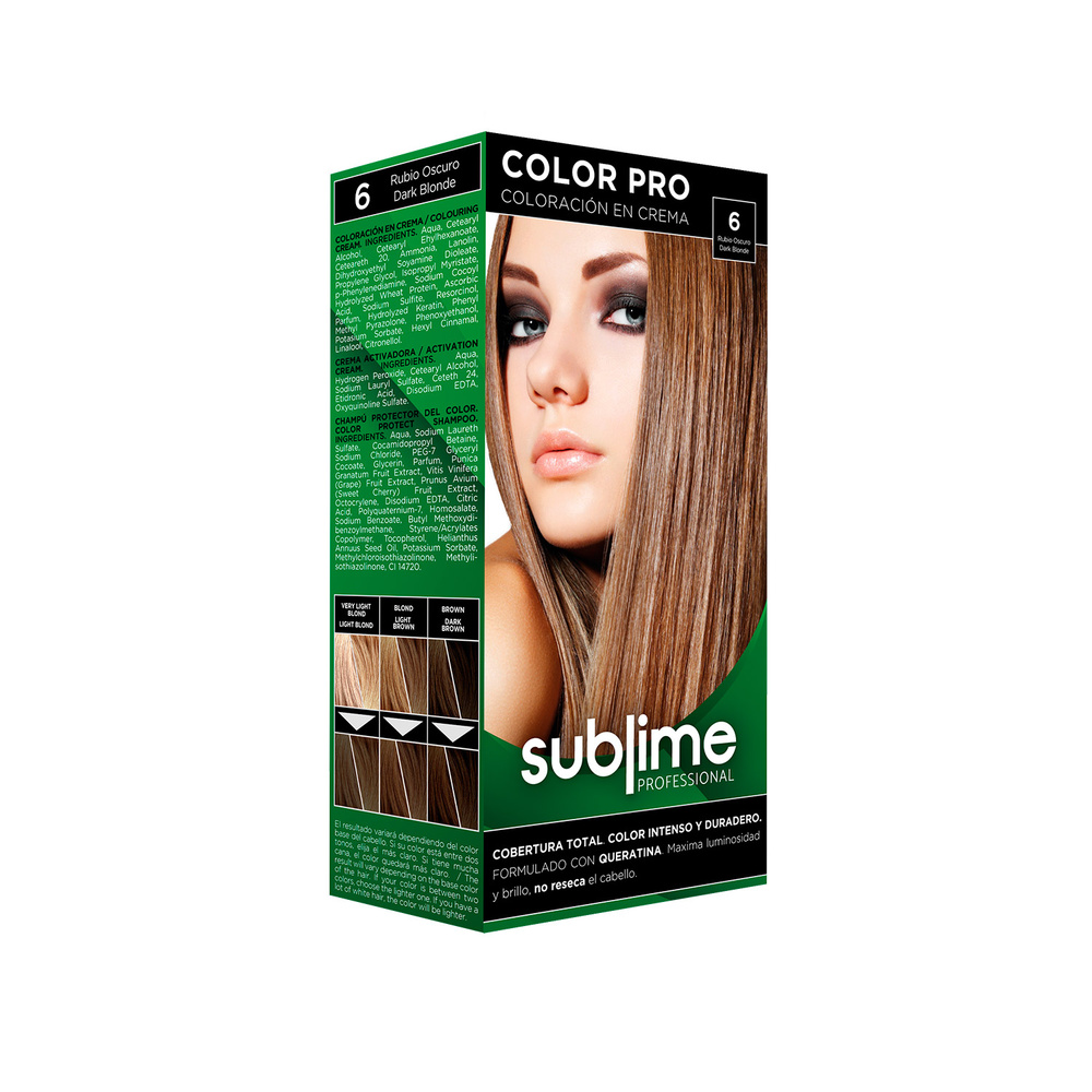 sublime professional Dark Blonde Kit de coloration