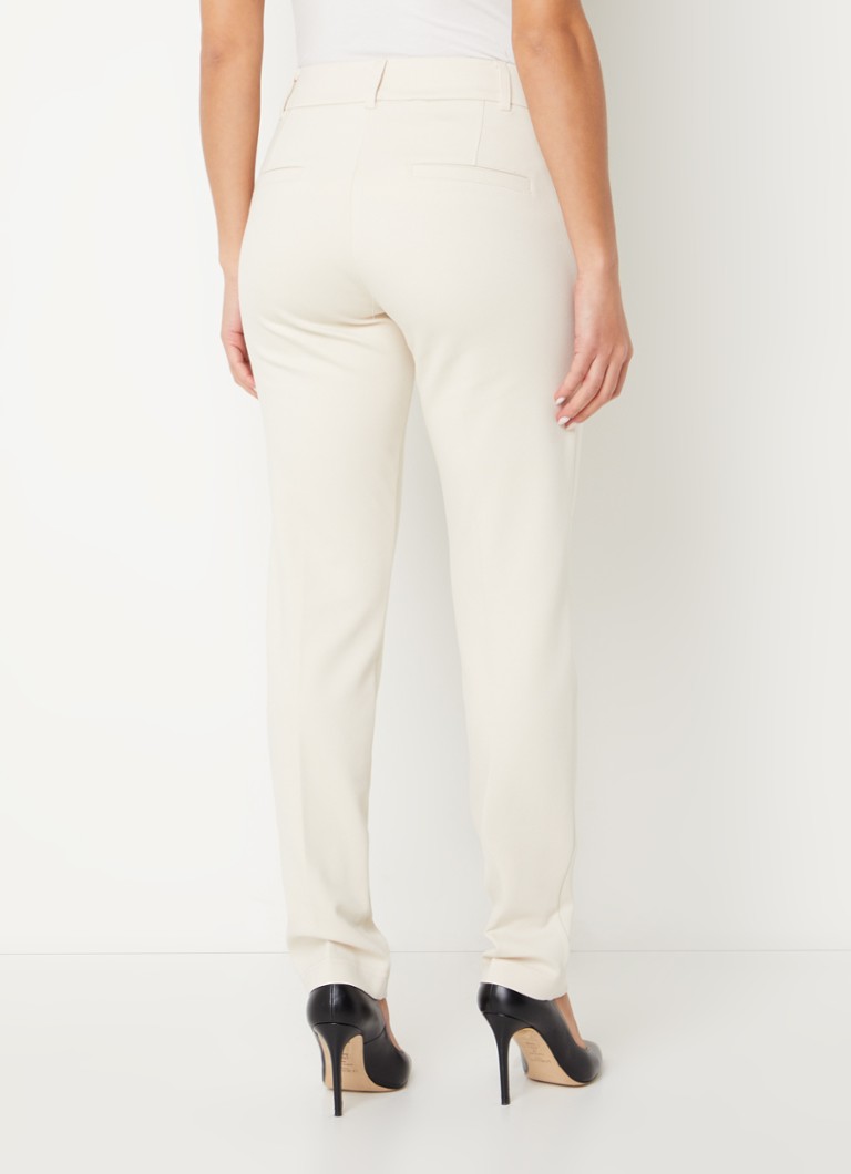 Pantaloni slim fit a vita media Summum con elasticità