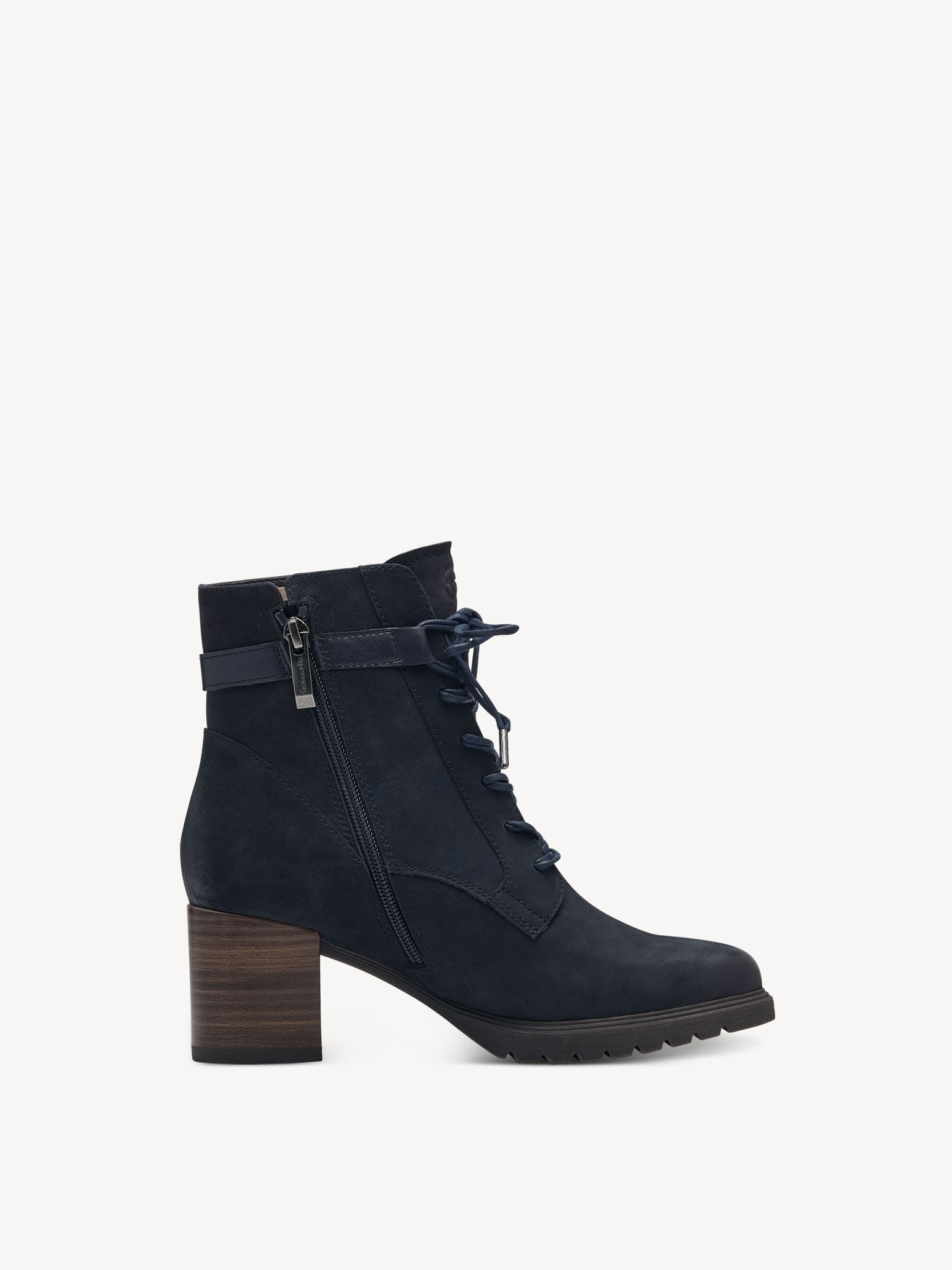 Bottine en cuir - bleu
