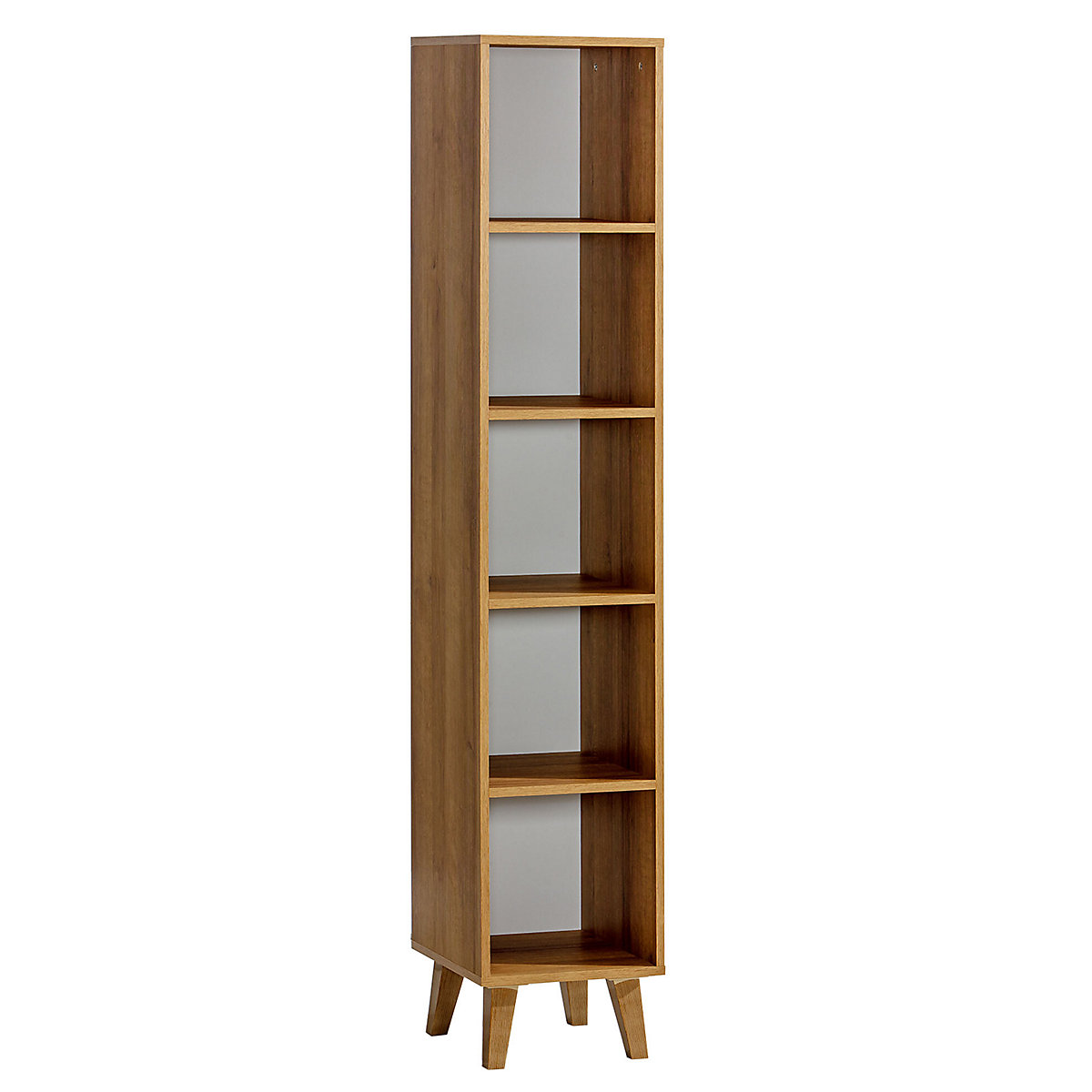 Bücherregal Standregal Viso 35x38x180cm mit 5 offenen Fächern