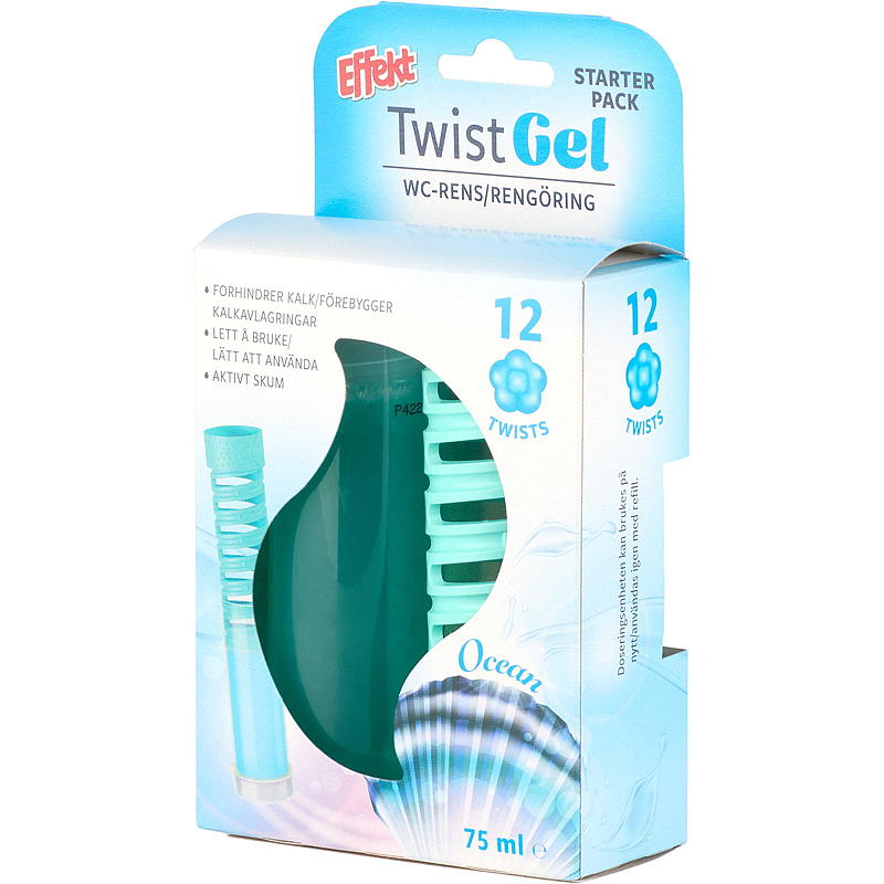 Effekt WC rens Twist gel 75 g ocean Effekt