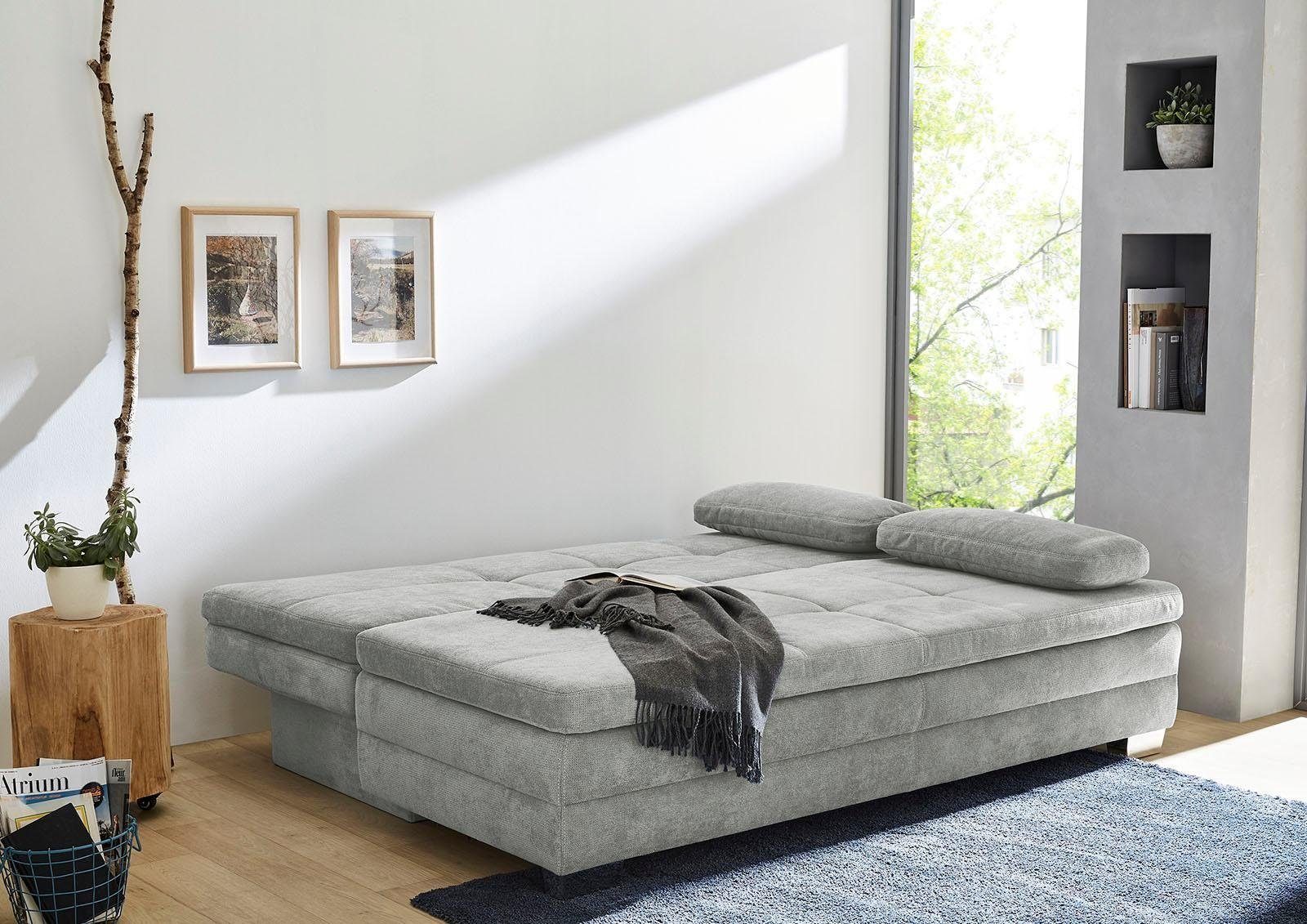 Jockenhöfer Gruppe Schlafsofa Lincoln, mit Bettfunktion und Bettkasten, als Dauerschläfer geeignet
