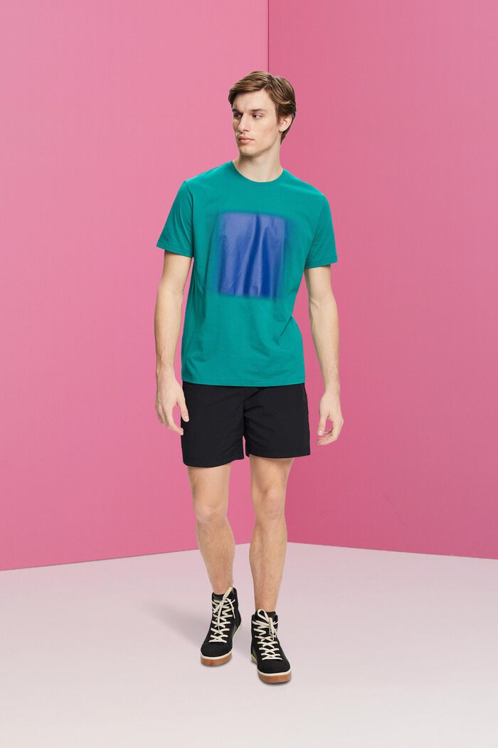 Baumwoll-T-Shirt mit Print