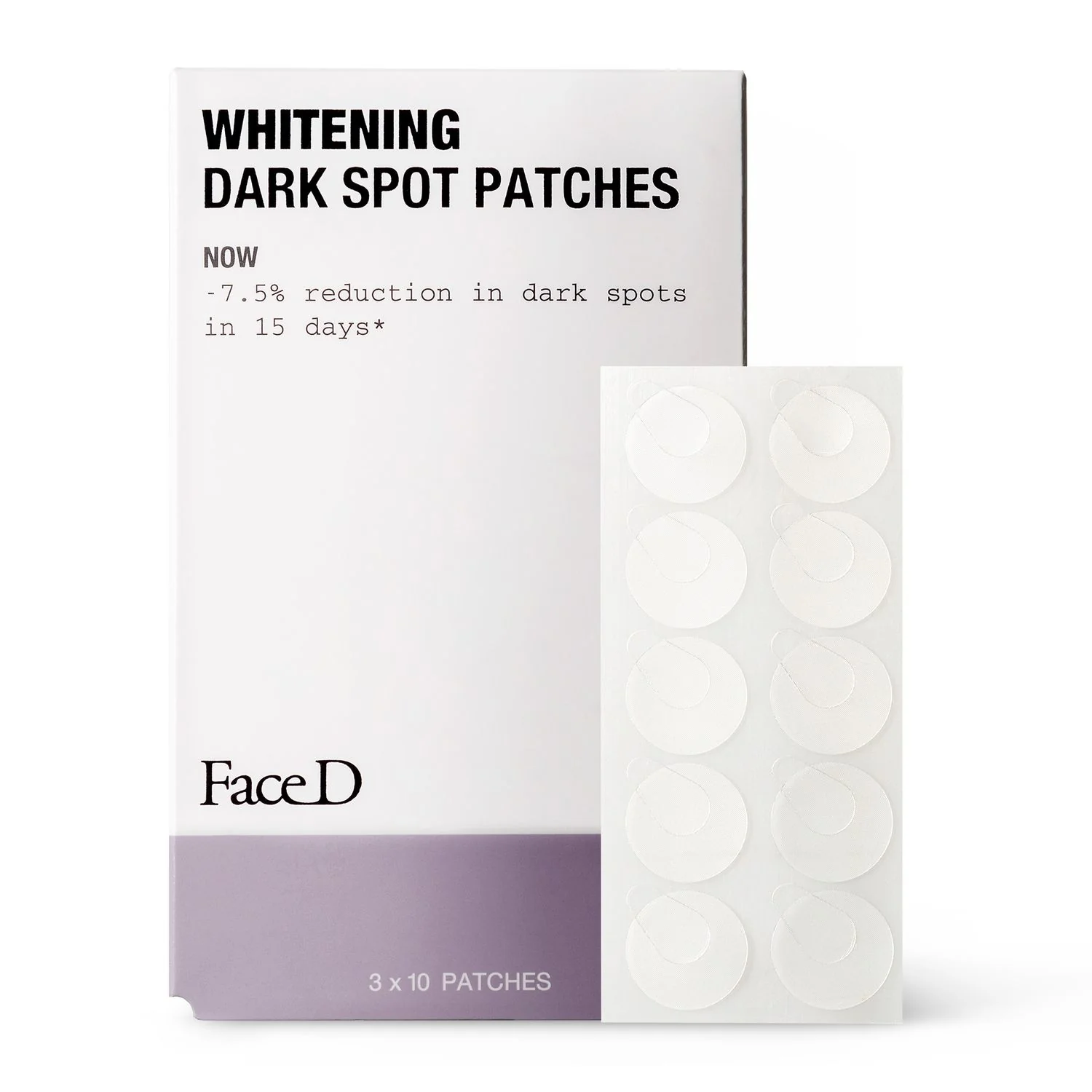 Parches blanqueadores para manchas oscuras - Mascarilla facial antiedad