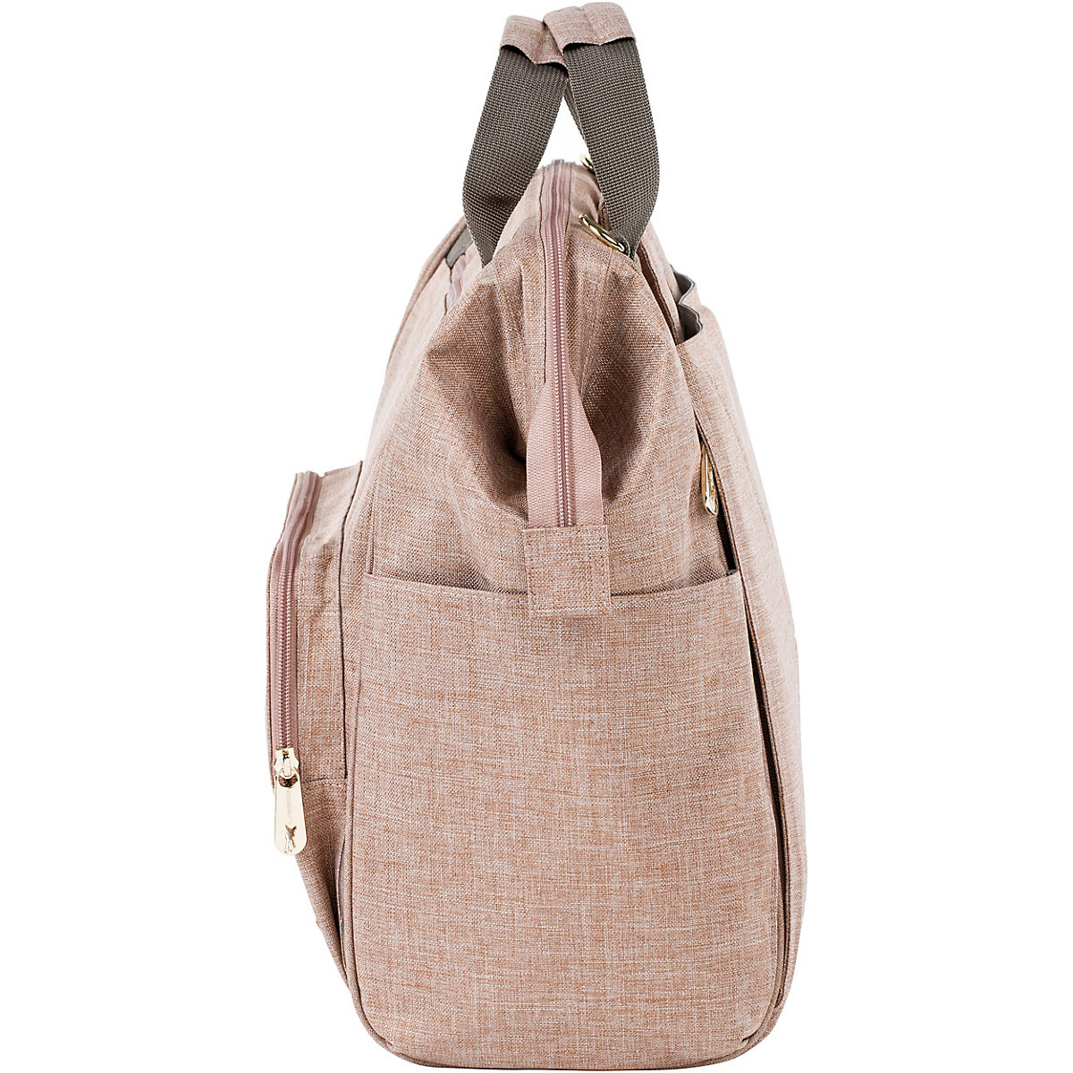 Wickelrucksack Goldie Glam rosé, inkl. Zubehör & Wickelunterlage
