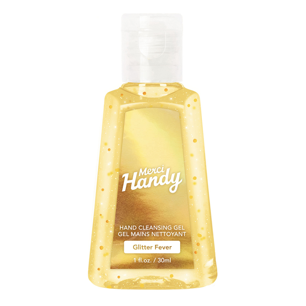 Merci Handy Gel mains nettoyant Glitter Fever Gel main nettoyant parfumé