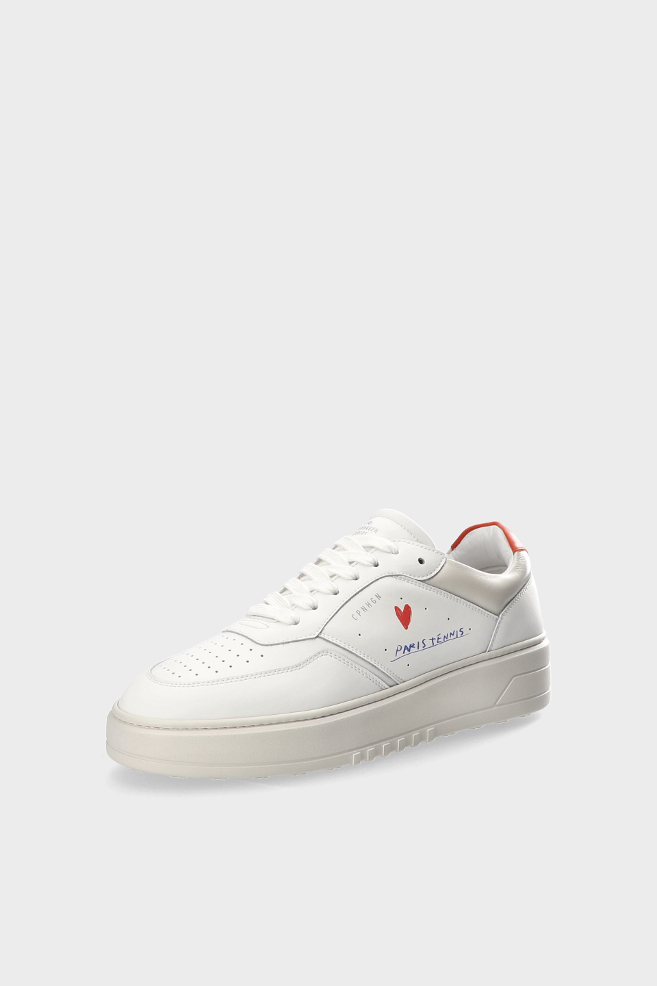 CPH PARIS M - leather - white/orange