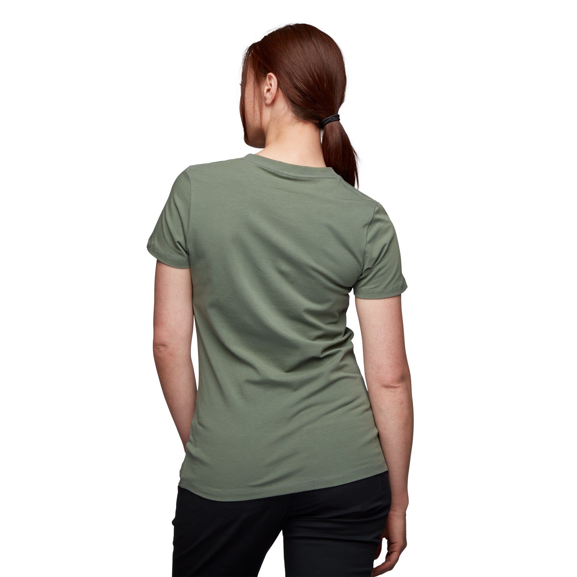 Black Diamond T-Shirt Black Diamond W Chalked Up Tee Damen Kurzarm-Shirt