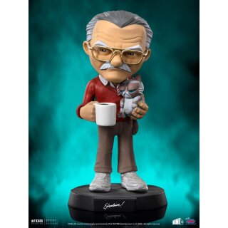 Stan Lee Mini Co. PVC Figur Stan Lee with Grumpy Cat 14 cm